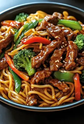 Mongolisches Rindfleisch Chow Mein 24 Mongolisches Rindfleisch Chow Mein
