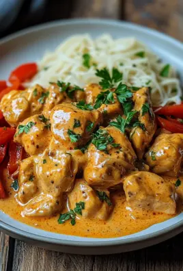 Paprika-Sahne-Hähnchen