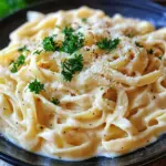 Pasta in K&auml;se Sahne So&szlig;e