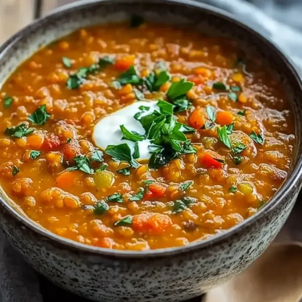 Rezept für Rote Linsensuppe
