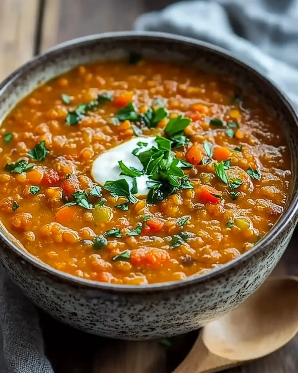 Rezept f&uuml;r Rote Linsensuppe