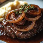 Rinderbrust in Balsamico-Zwiebelso&szlig;e