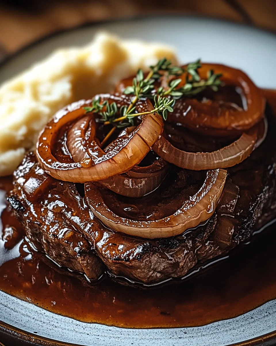 Rinderbrust in Balsamico-Zwiebelso&szlig;e