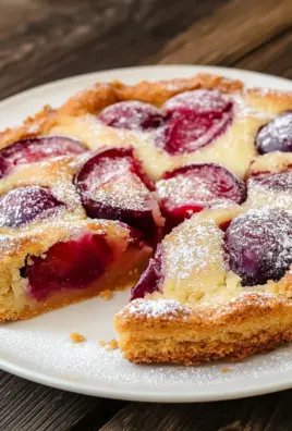 Schneller Zwetschgenkuchen mit Schmandguss