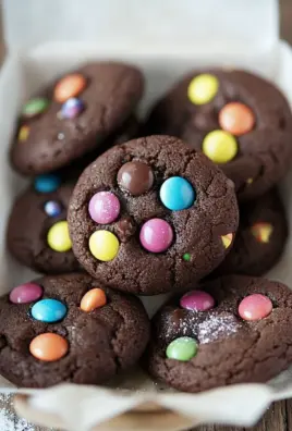 Schokoladen Cookies mit Smarties