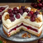 Spekulatius Kirsch Sahnetorte