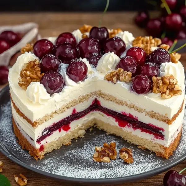 Spekulatius Kirsch Sahnetorte