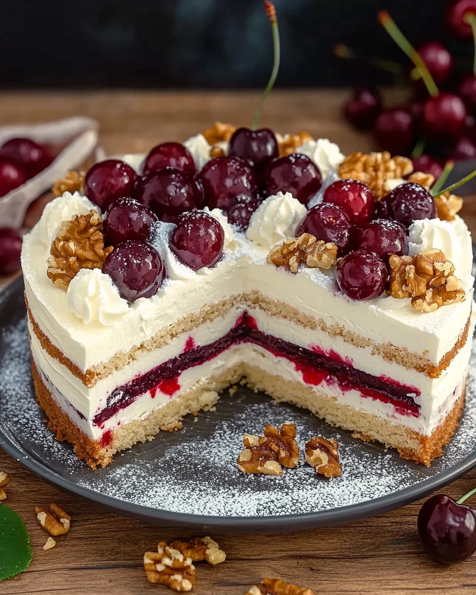 Spekulatius Kirsch Sahnetorte