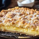 Streuselkuchen mit Pudding vom Blech