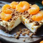 Streuselquarkkuchen mit Mandarinen