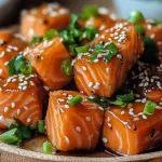 S&uuml;&szlig;e und pikante Honig-Knoblauch-Lachsh&auml;ppchen