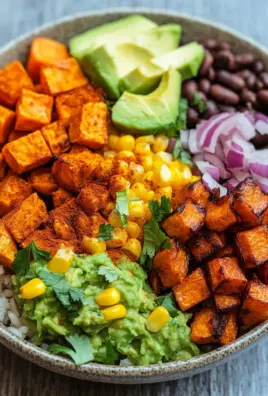 Süßkartoffel Burrito Bowl