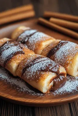 Toast Rolls mit Nutella und Zimt 25 Toast Rolls mit Nutella und Zimt