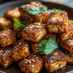 Wie man knusprigen gebackenen Tofu macht