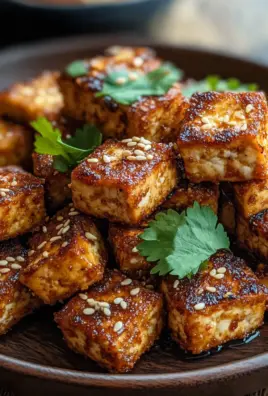 Wie man knusprigen gebackenen Tofu macht