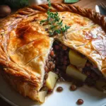 Wirsing-Pie mit Pilz-Linsen-Kartoffelf&uuml;llung