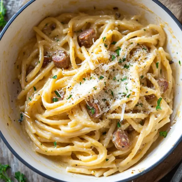 Cremige Salsiccia-Carbonara