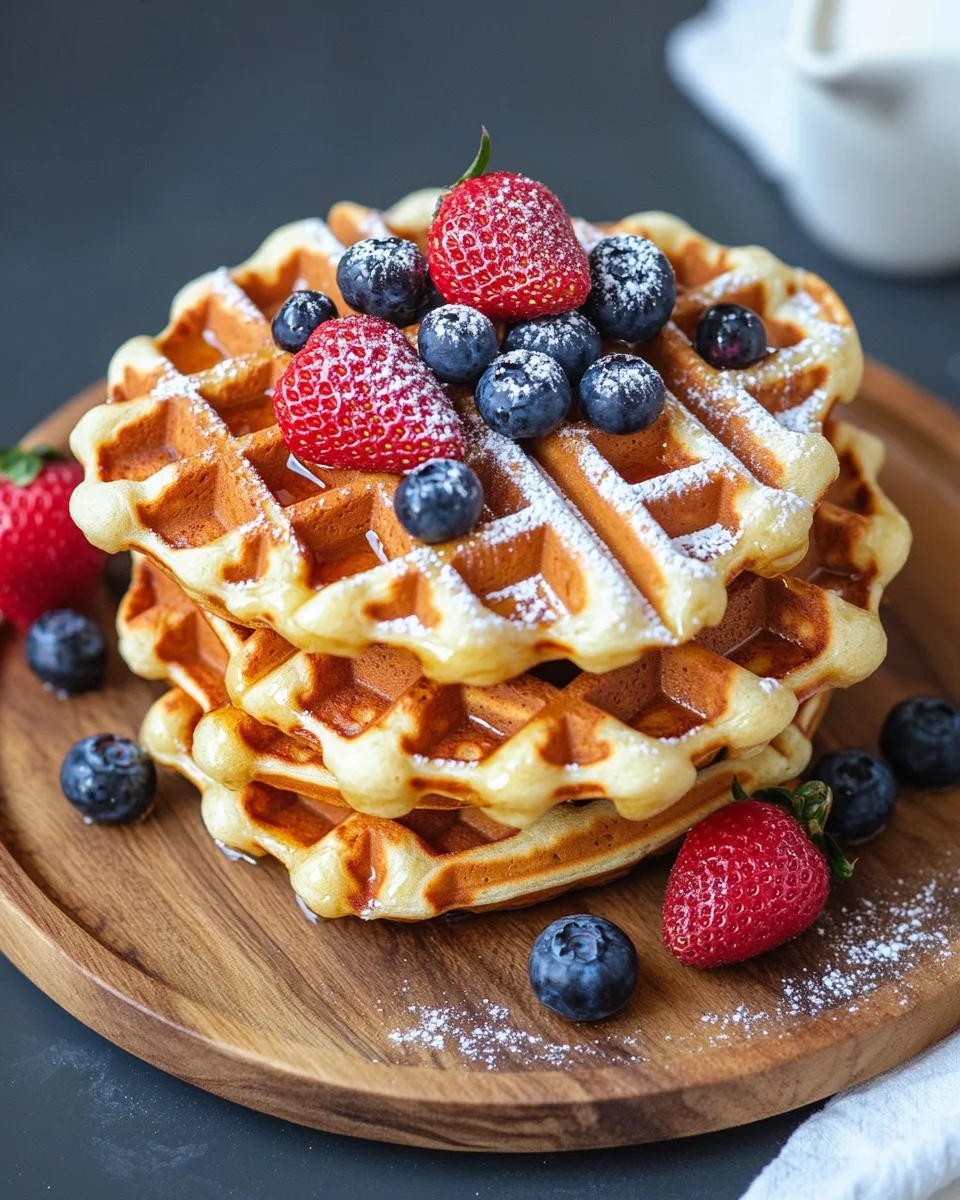 Fluffige Waffeln