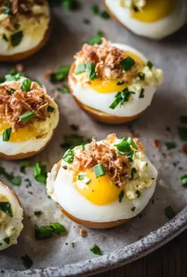 Gefüllte Eier (ohne Mayonnaise)