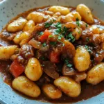 Gnocchi-Gulasch