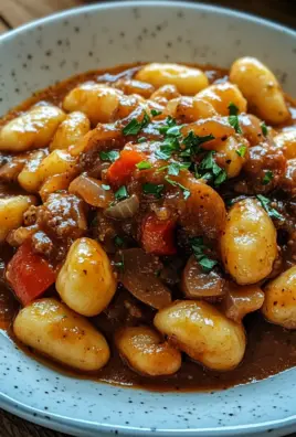 Gnocchi-Gulasch