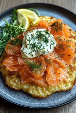 Großer Rösti mit Frischkäse und Lachs 23 Großer Rösti mit Frischkäse und Lachs