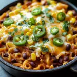 K&auml;siger Taco Nudelauflauf