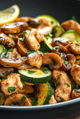 Keto Hähnchen-Zucchini-Pfanne mit Pilzen 21 Keto Hähnchen-Zucchini-Pfanne mit Pilzen