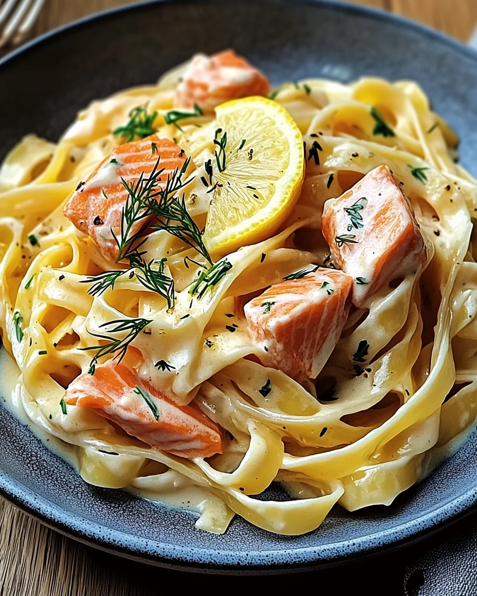 Lachs-Tagliatelle