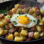 Leberk&auml;se-Kartoffel-Pfanne mit Spiegelei von FrlM