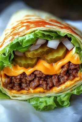 Low Carb Big Mac Rolle