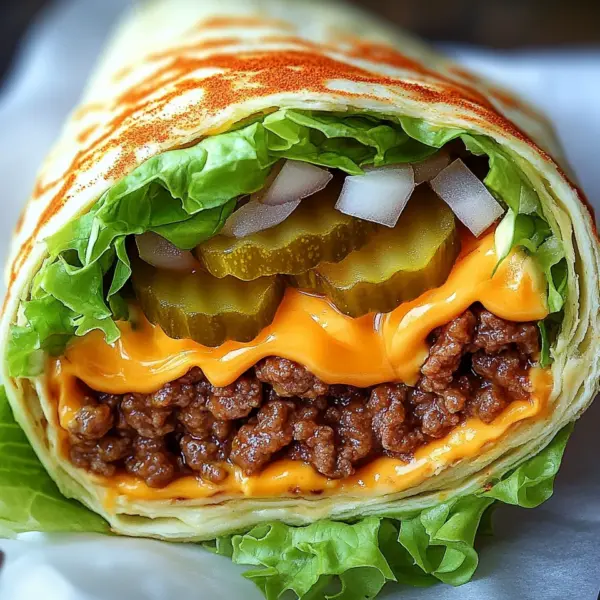 Low Carb Big Mac Rolle