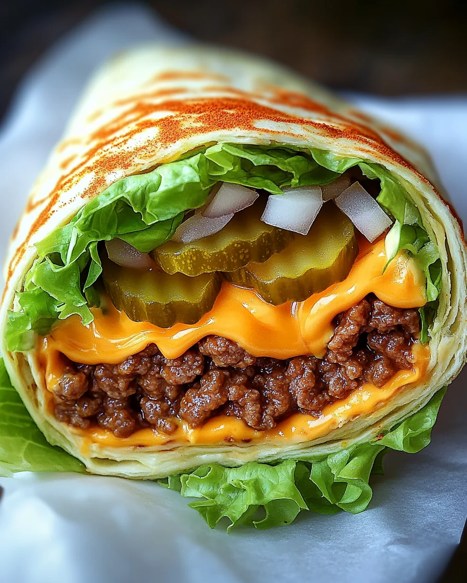 Low Carb Big Mac Rolle