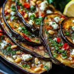 Mediterrane Ger&ouml;stete Aubergine