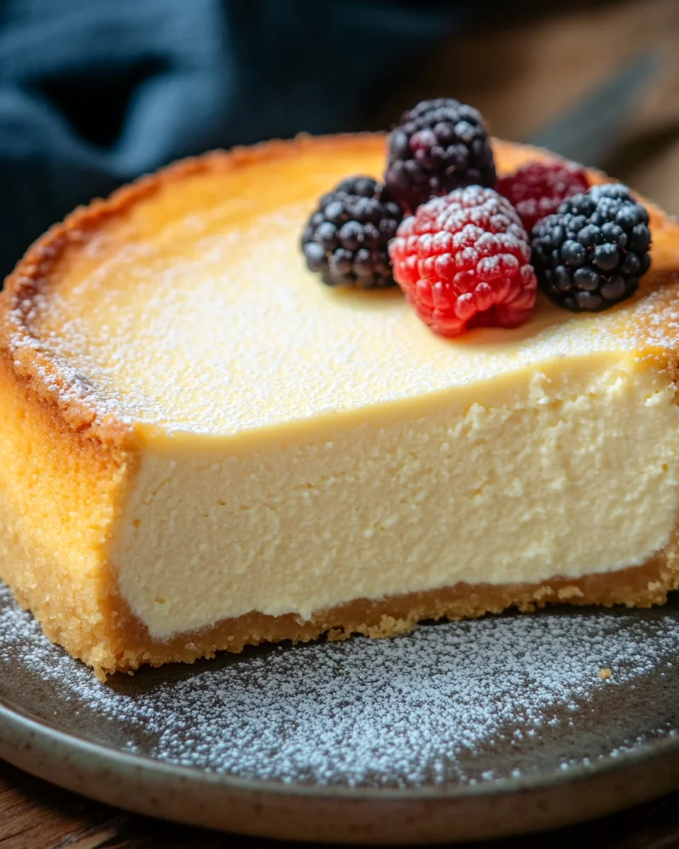 mein klassischer kleiner Käsekuchen