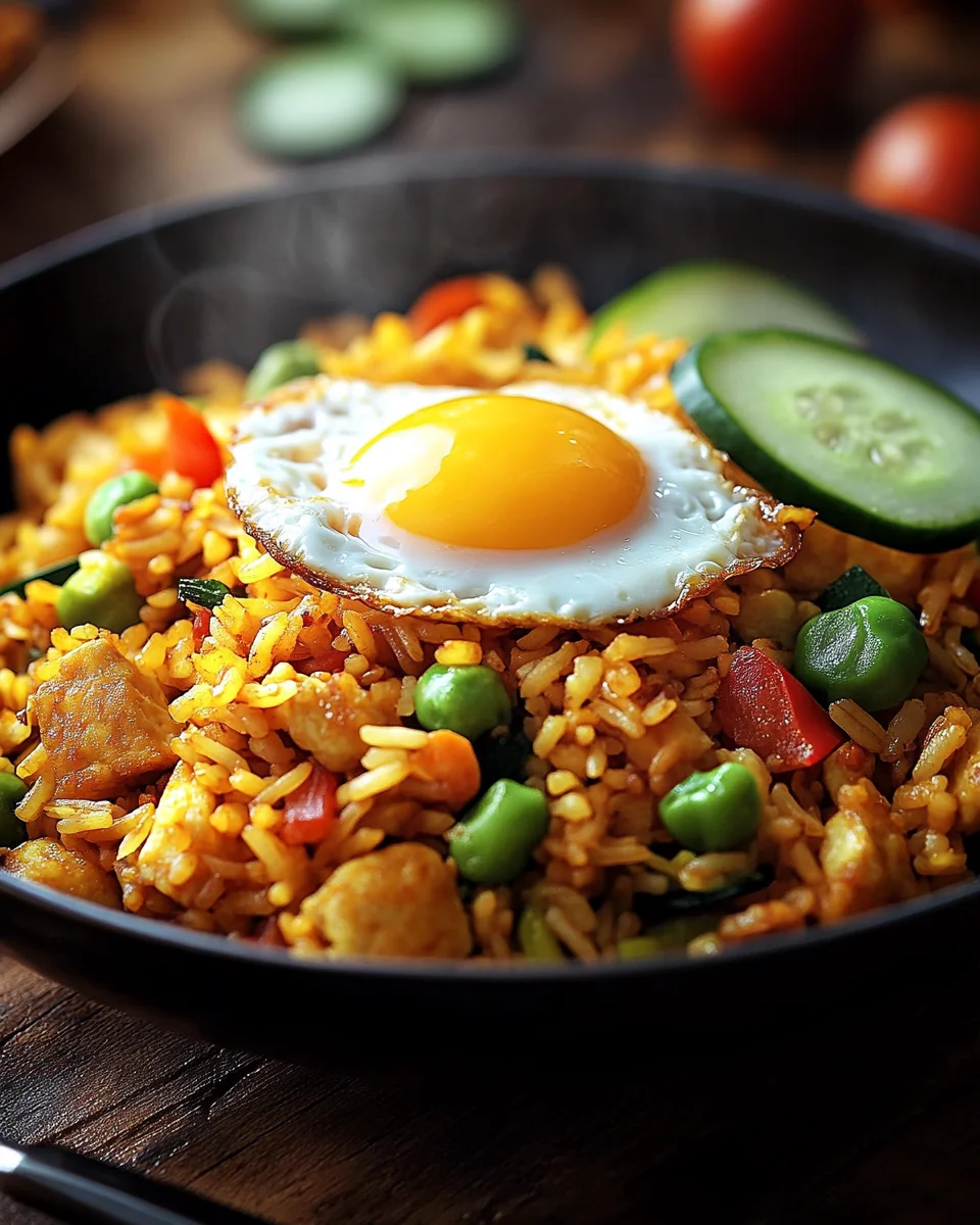 Nasi Goreng &ndash; Indonesischer Gebratener Reis