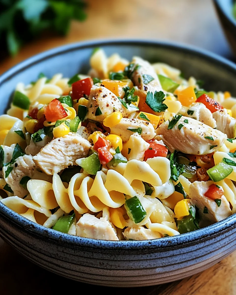 Nudel-H&auml;hnchensalat