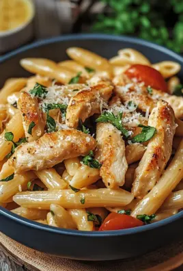 Pasta mit Hähnchen 28 Pasta mit Hähnchen