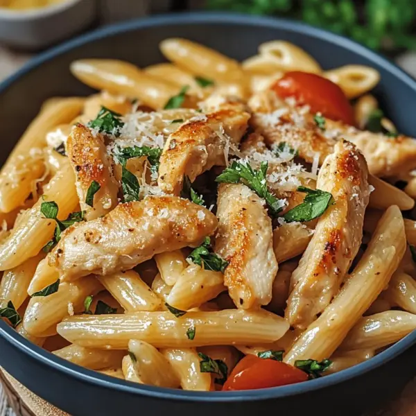 Pasta mit Hähnchen