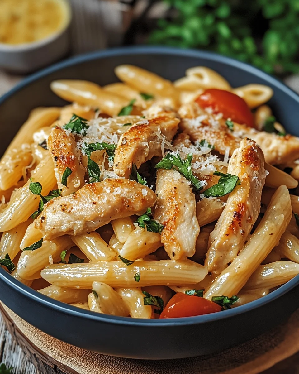 Pasta mit H&auml;hnchen