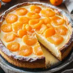 Quarkkuchen mit Mandarinen