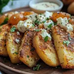 R&ouml;stiecken mit Feta &uuml;berbacken