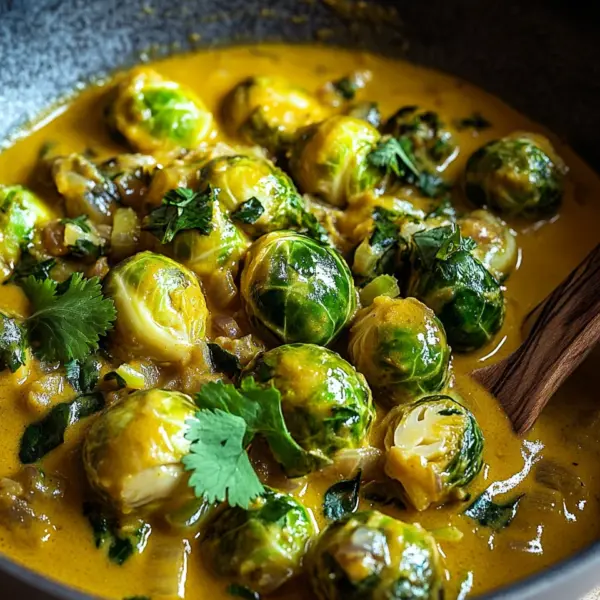 Rosenkohl-Curry mit Kichererbsen