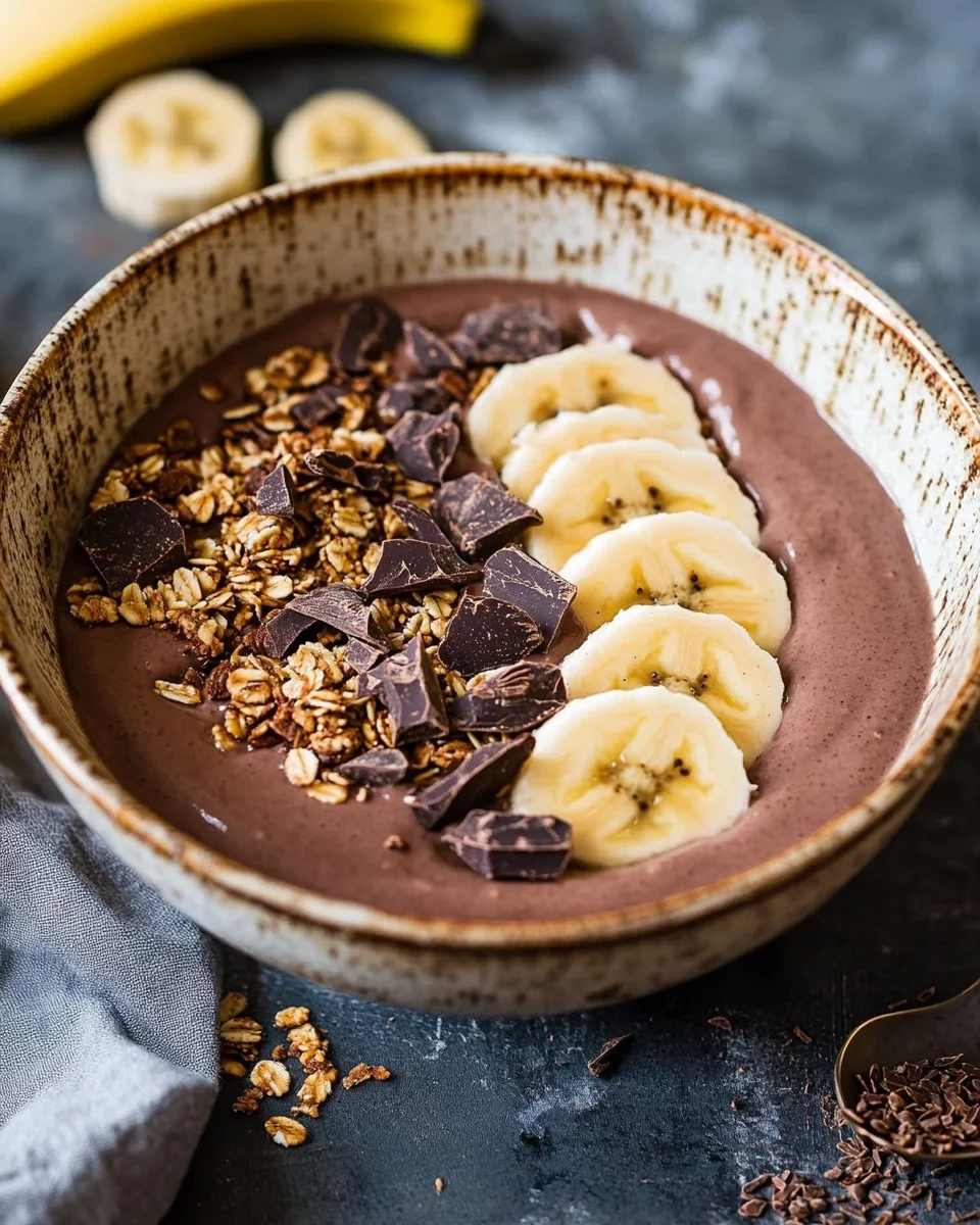 Schoko-Smoothie-Bowl