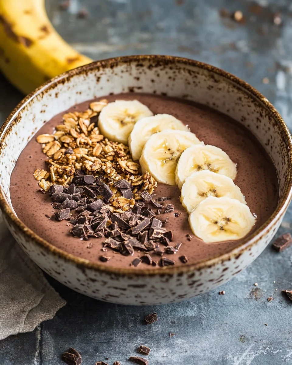 Schoko-Smoothie-Bowl