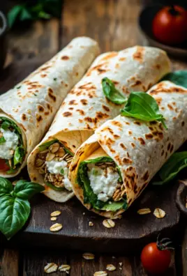 Selbstgemachte Proteinwraps
