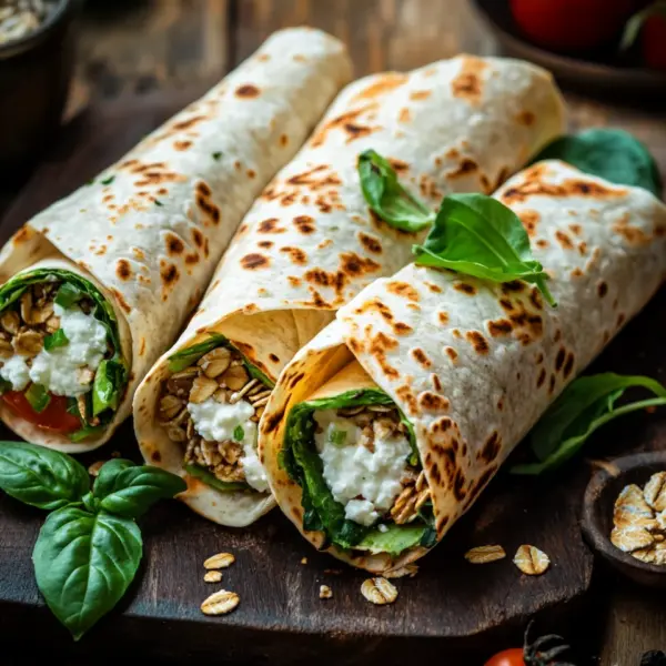 Selbstgemachte Proteinwraps