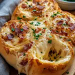 Speck & K&auml;se Br&ouml;tchen mit Knoblauchbutter