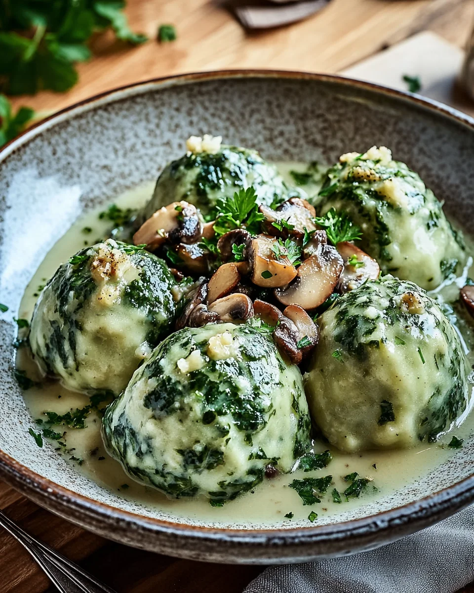 Spinat-Kn&ouml;del