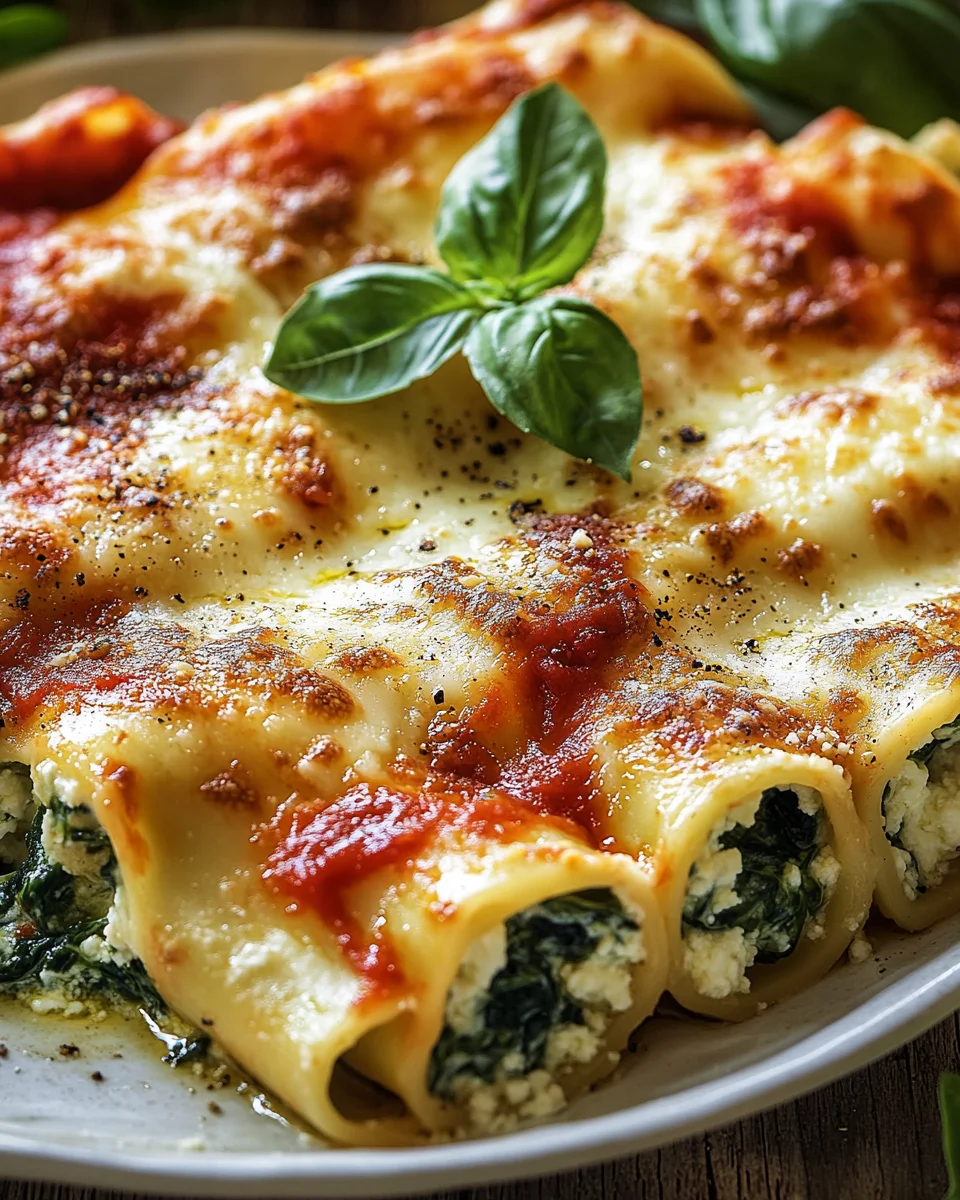 Spinat-Ricotta-Cannelloni